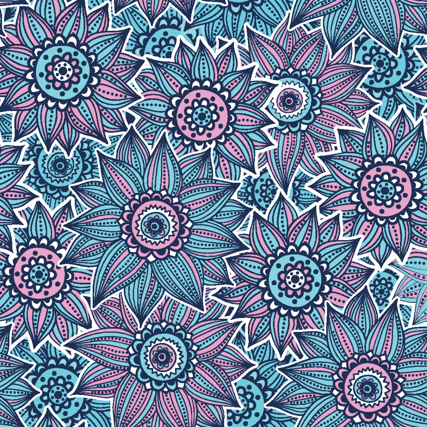 Boho Floral Dream — boho iPad skin