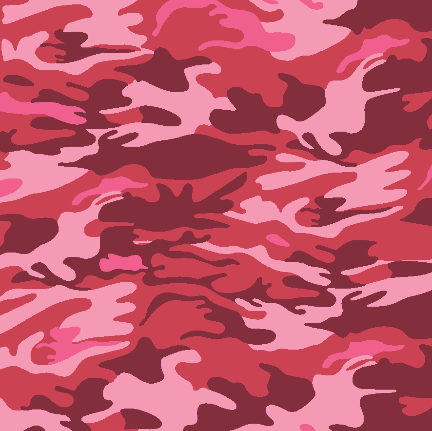 Pink Red Camo — hot pink iPhone skin
