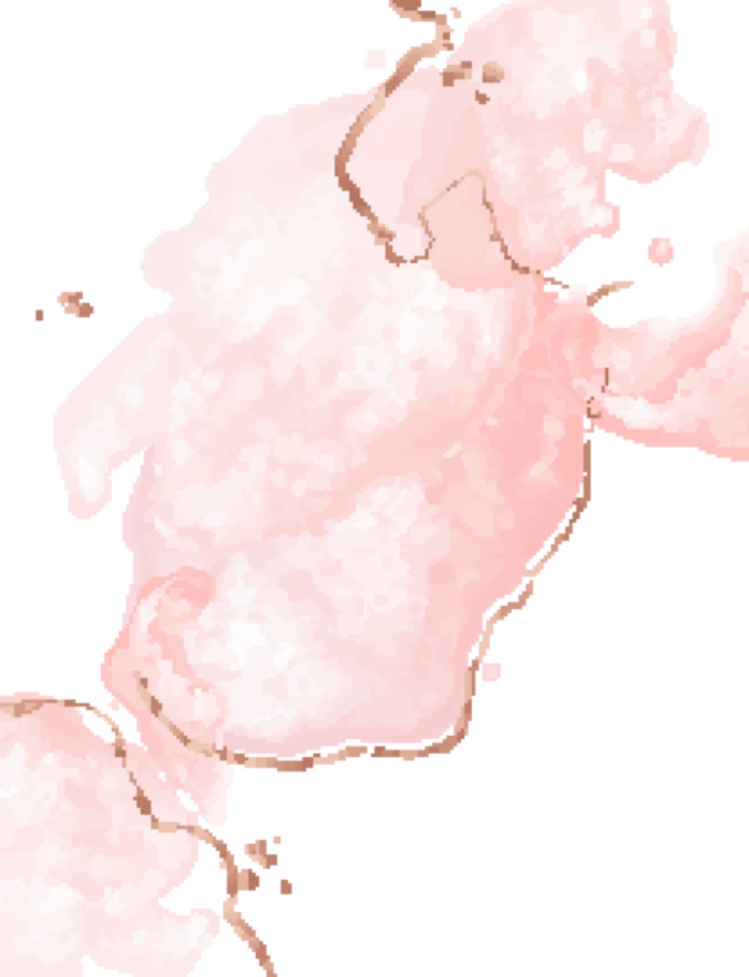 Rose Gold Watercolor — rose gold iPhone skin