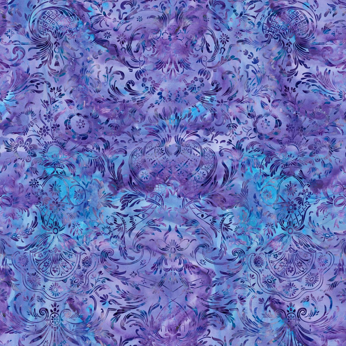 Watercolor Damask Dream — gothic Laptop skin