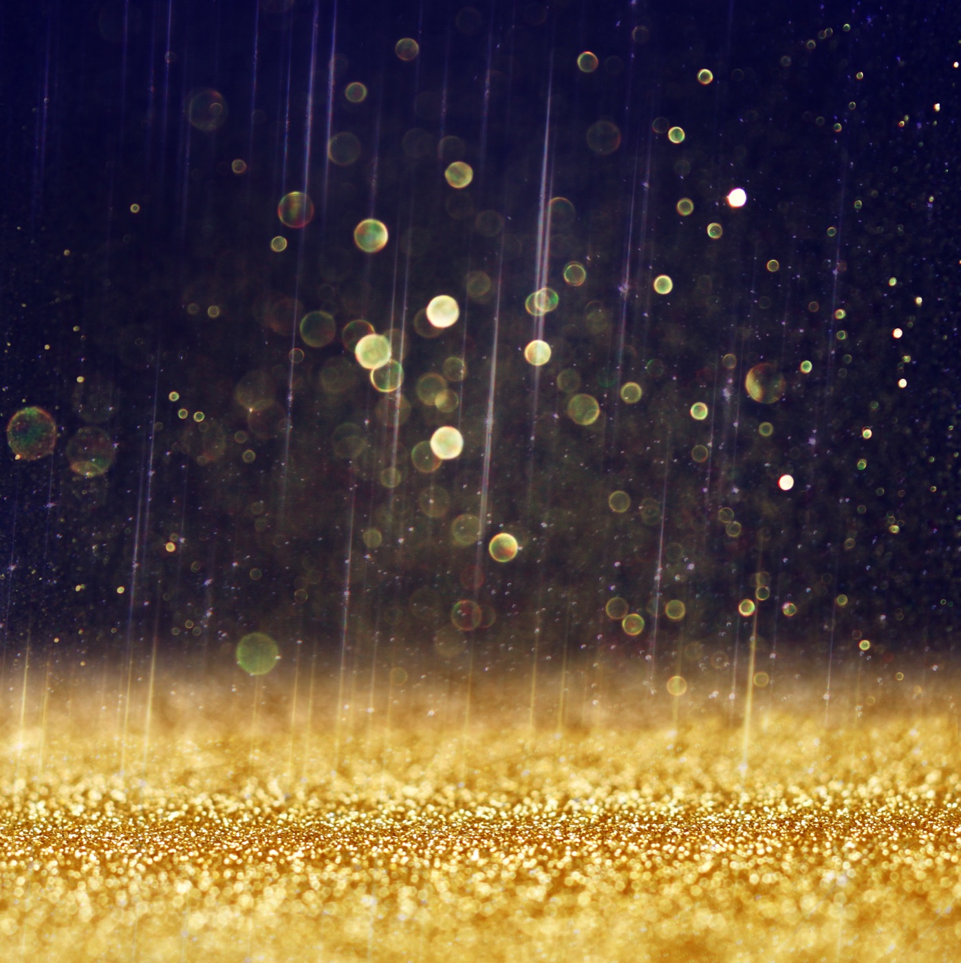 Raining Gold Sparkle — glitter Laptop skin