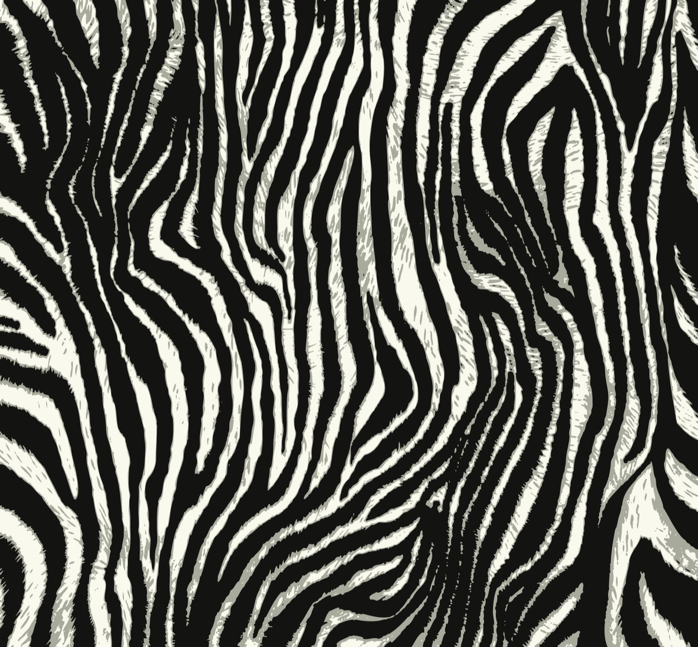 Wild Zebra Stripes — animal print iPad skin