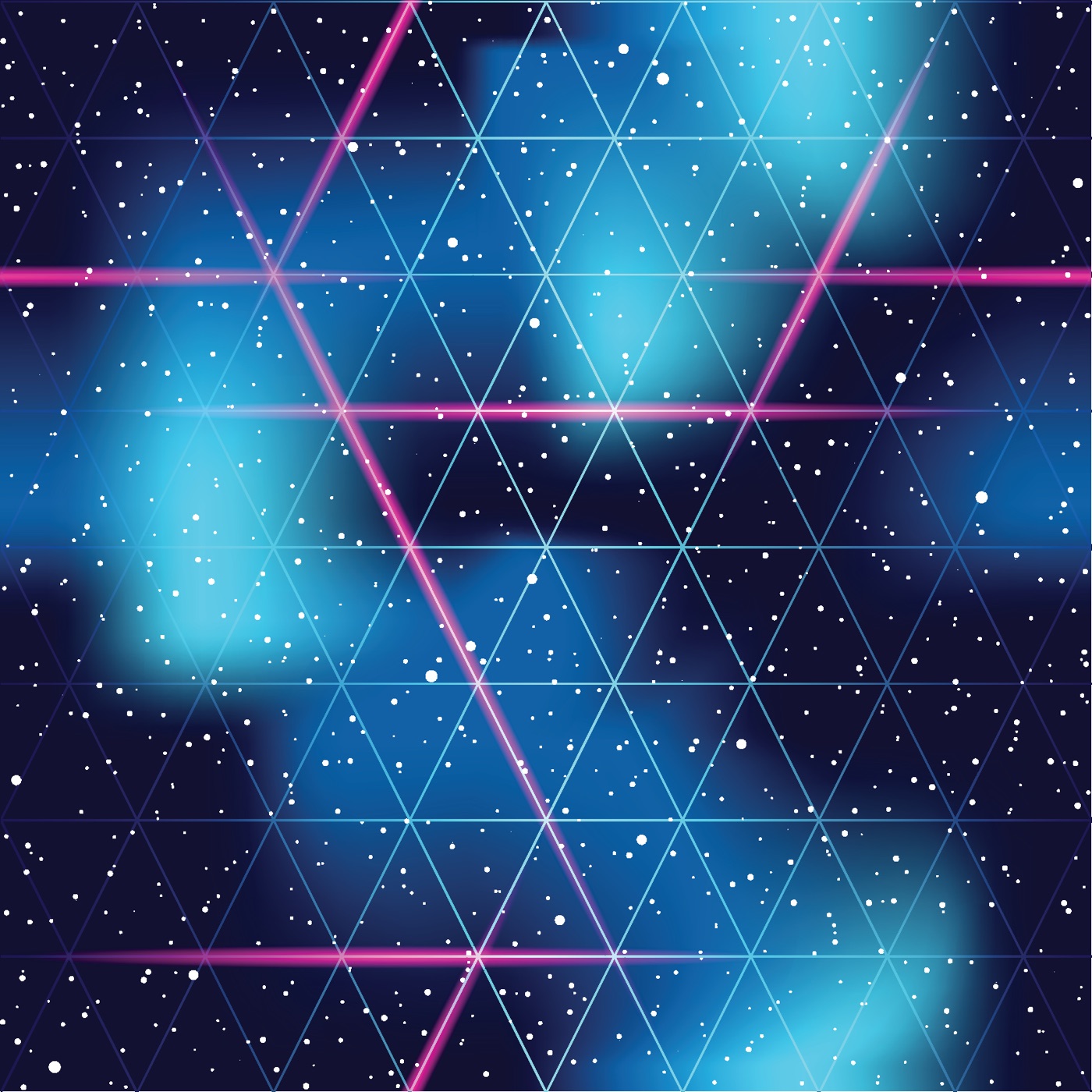 Retrograde Triangles — retro Laptop skin