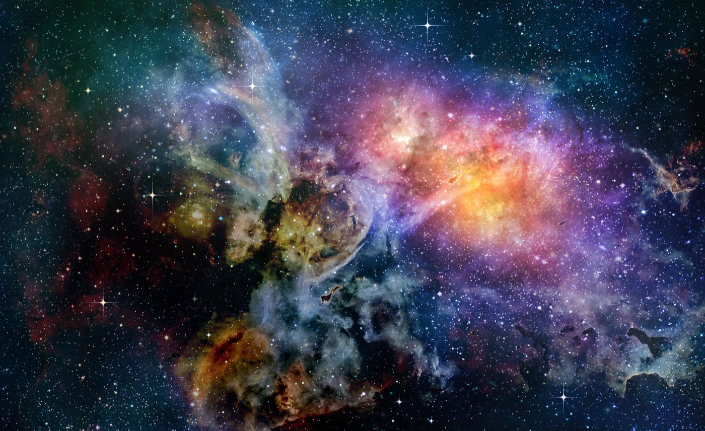 Rust Neon Galaxy — galaxy Kindle skin