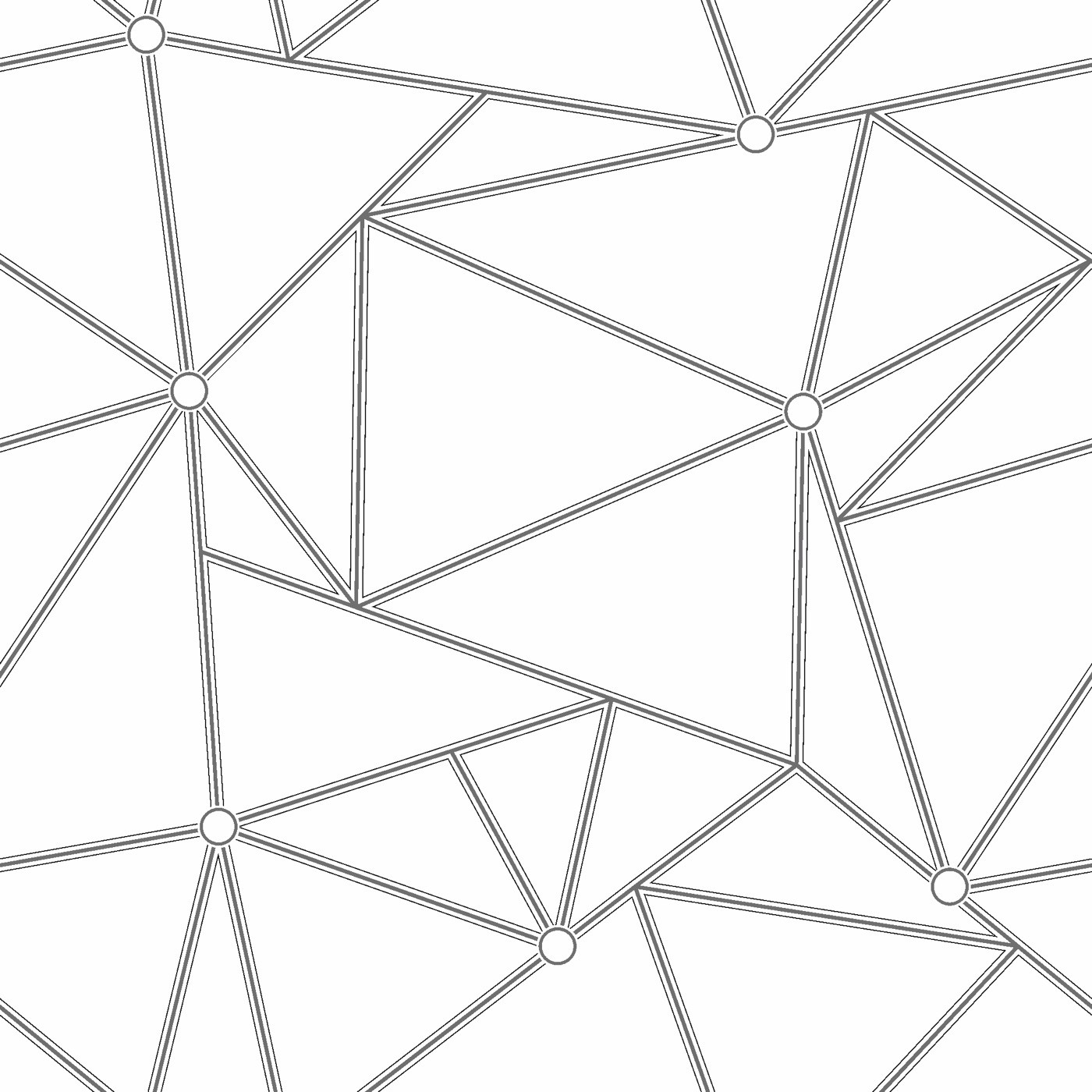 Connected Geometry — minimalist iPad skin