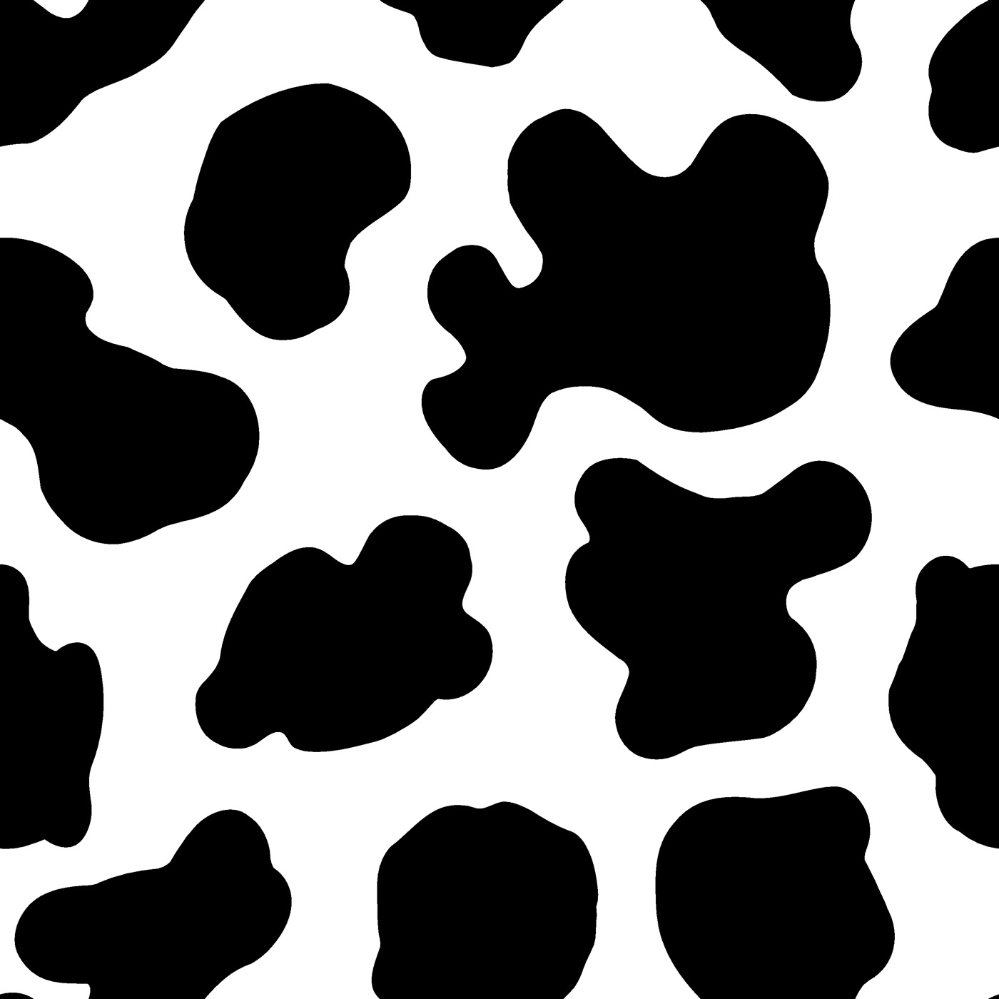 Classic Cow Print — animal print iPad skin