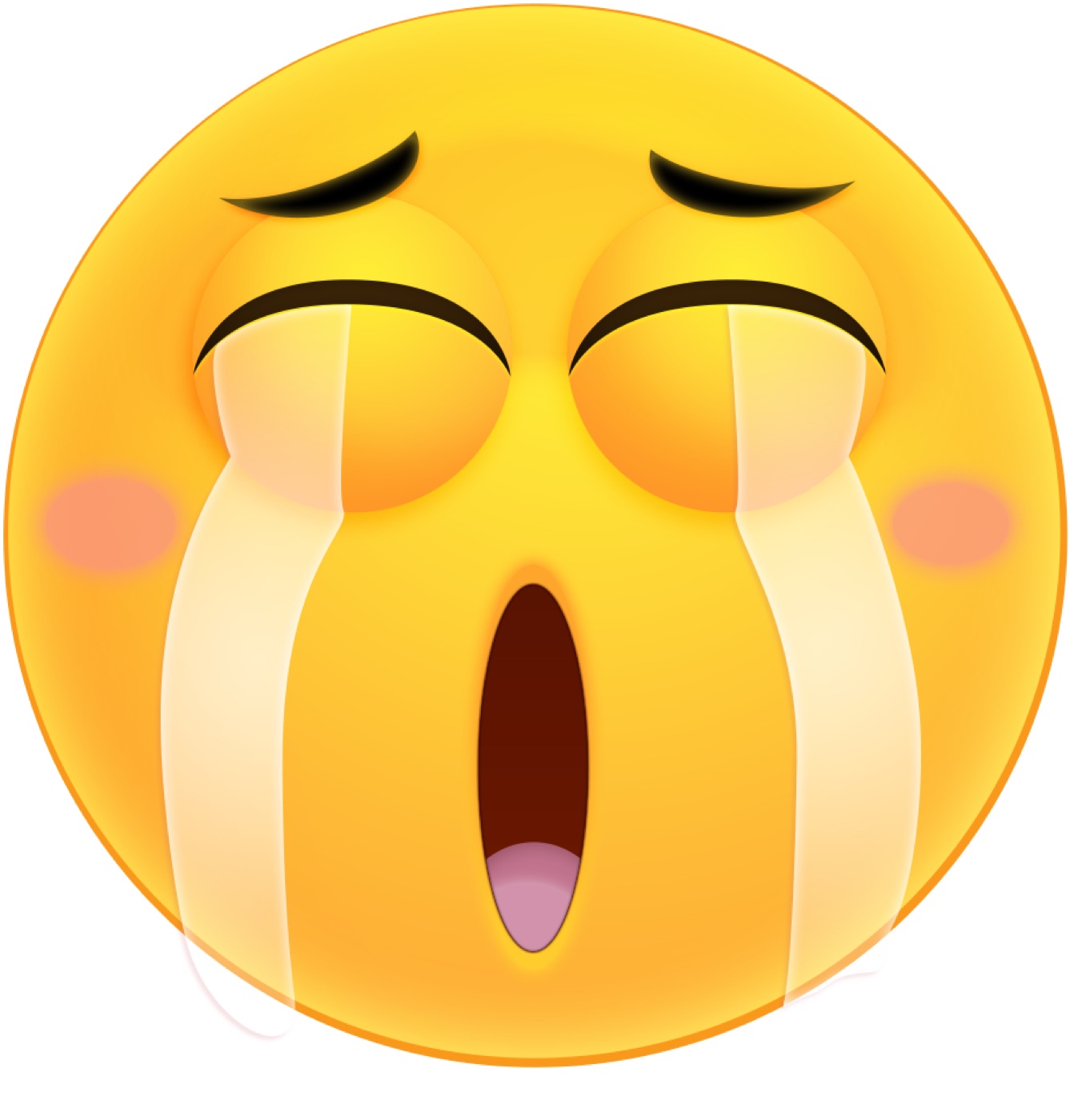 Crying Emoticon Face — y2k Samsung Galaxy skin