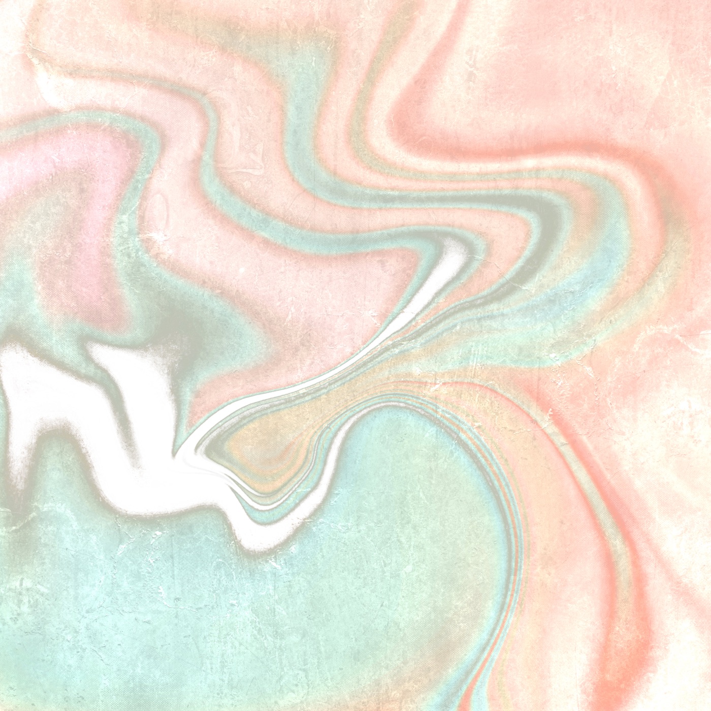Soft Vintage Marble — coral MacBook skin