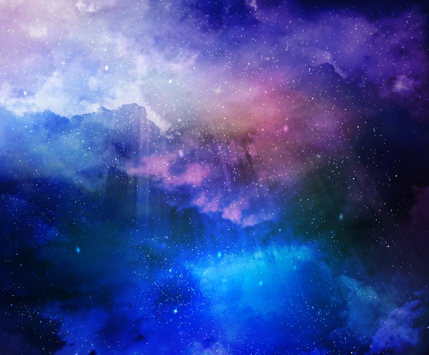 Space Light Rays — vaporwave MagicBand skin