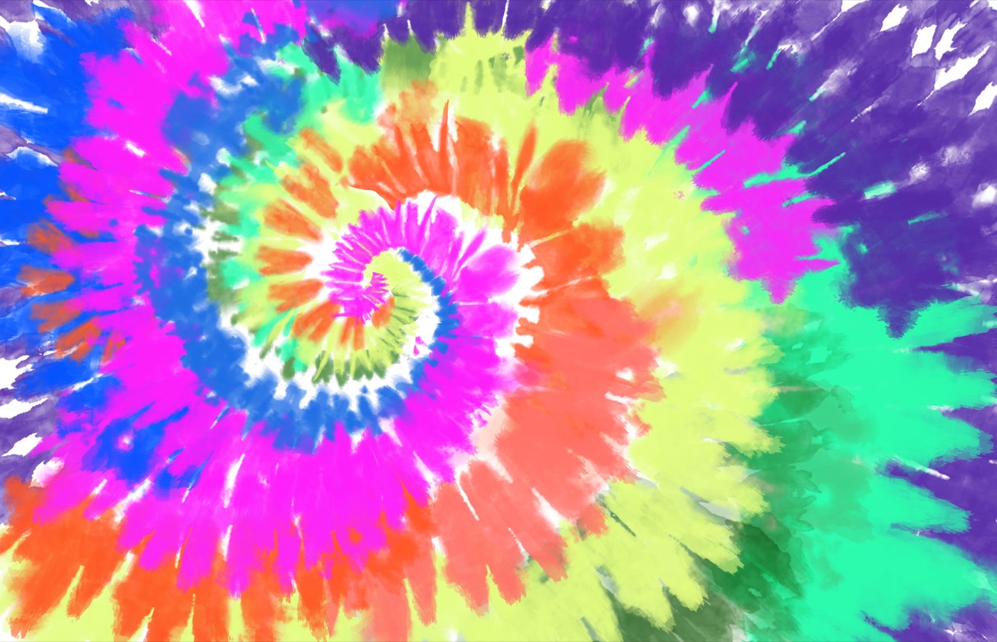 Spiral Tie Dye — psychedelic Laptop skin