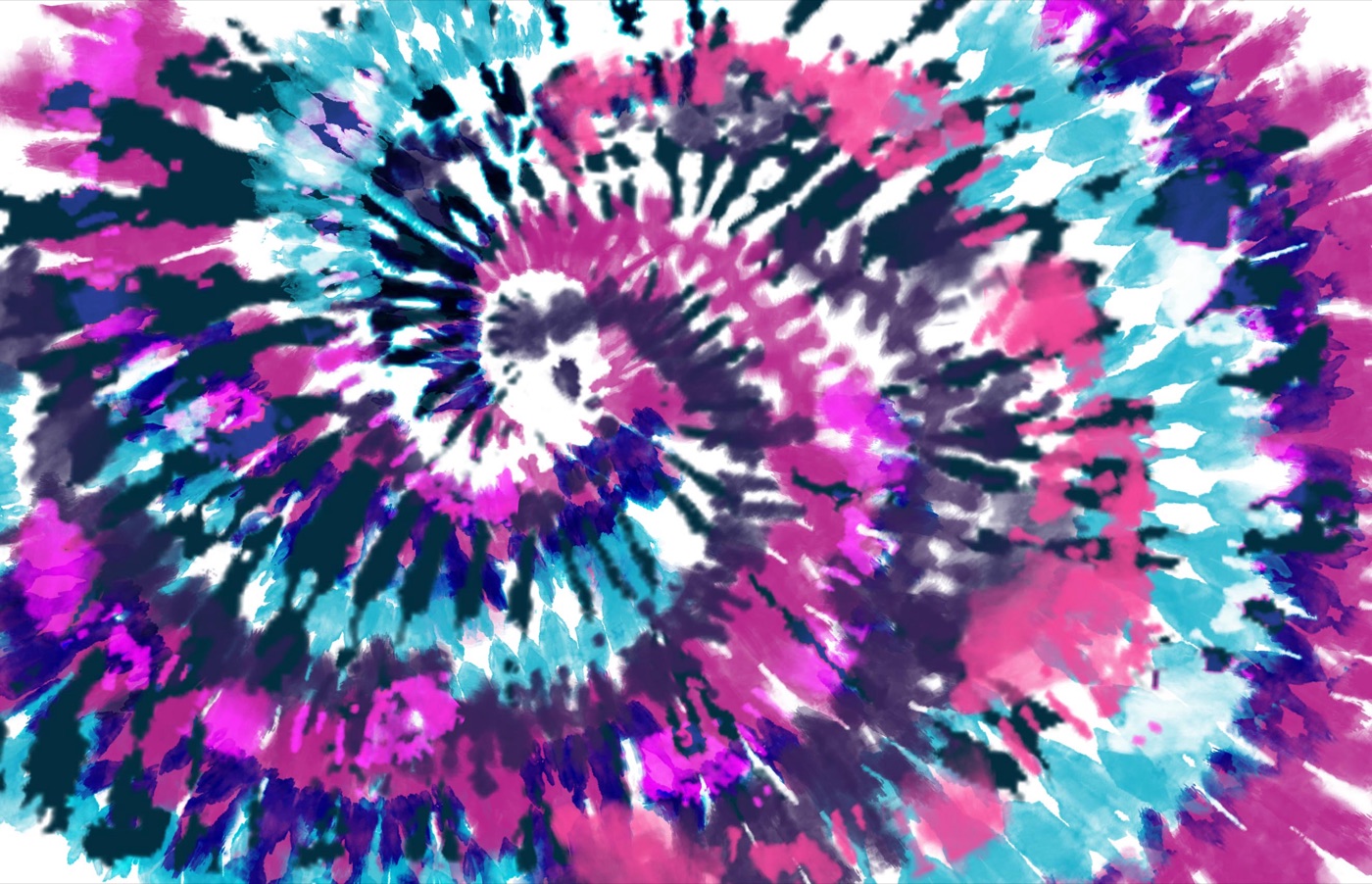 Spiral Tie-Dye — psychedelic Laptop skin