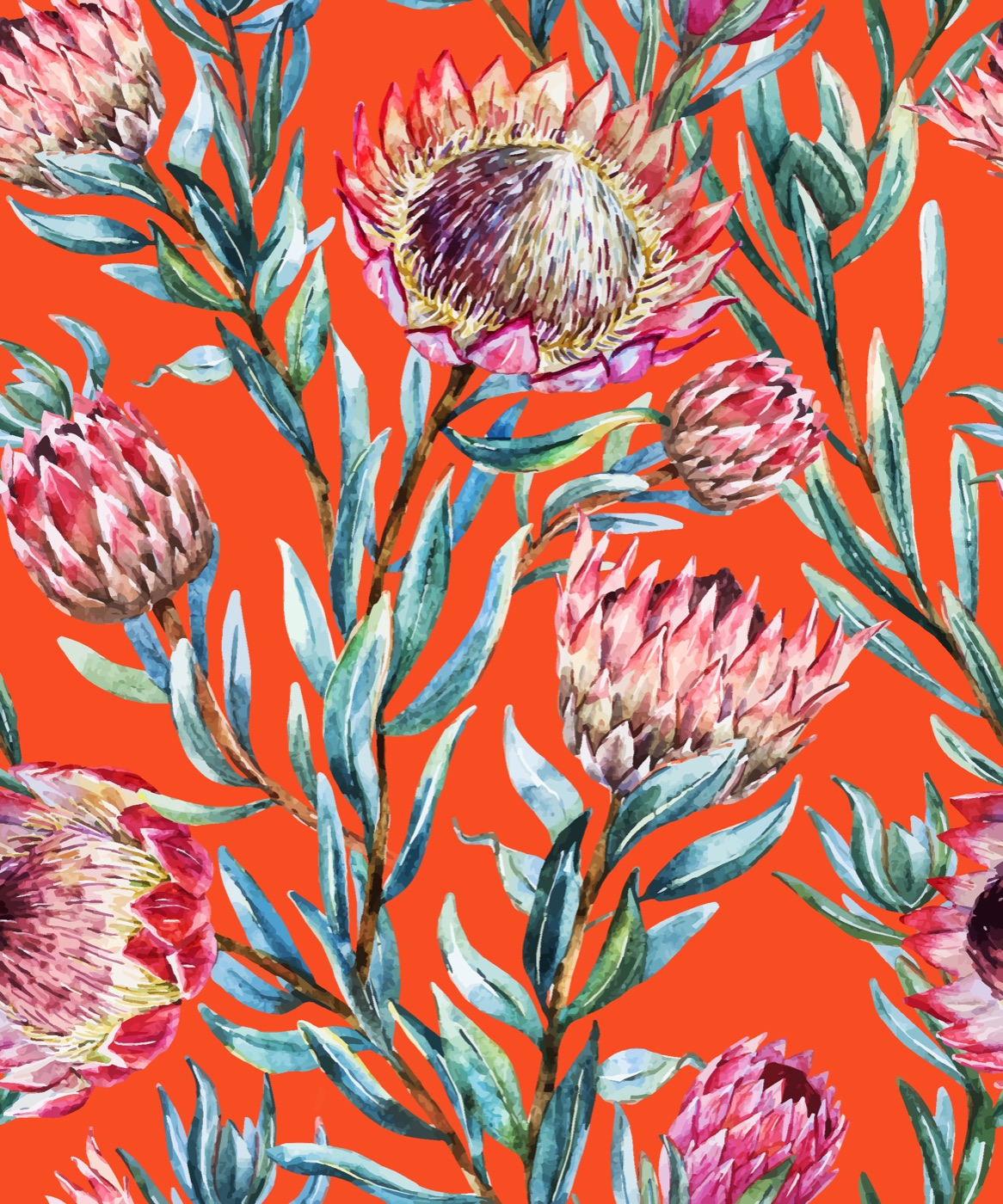 Tropical Coral Bloom — coral MacBook skin