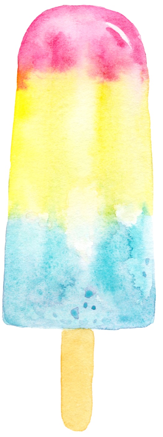 Summer Pop Treat — pastel MacBook skin
