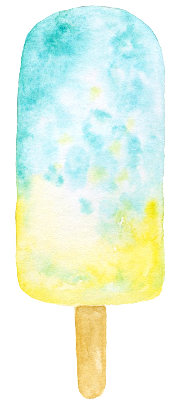 Tropical Popsicle — yellow Kindle skin