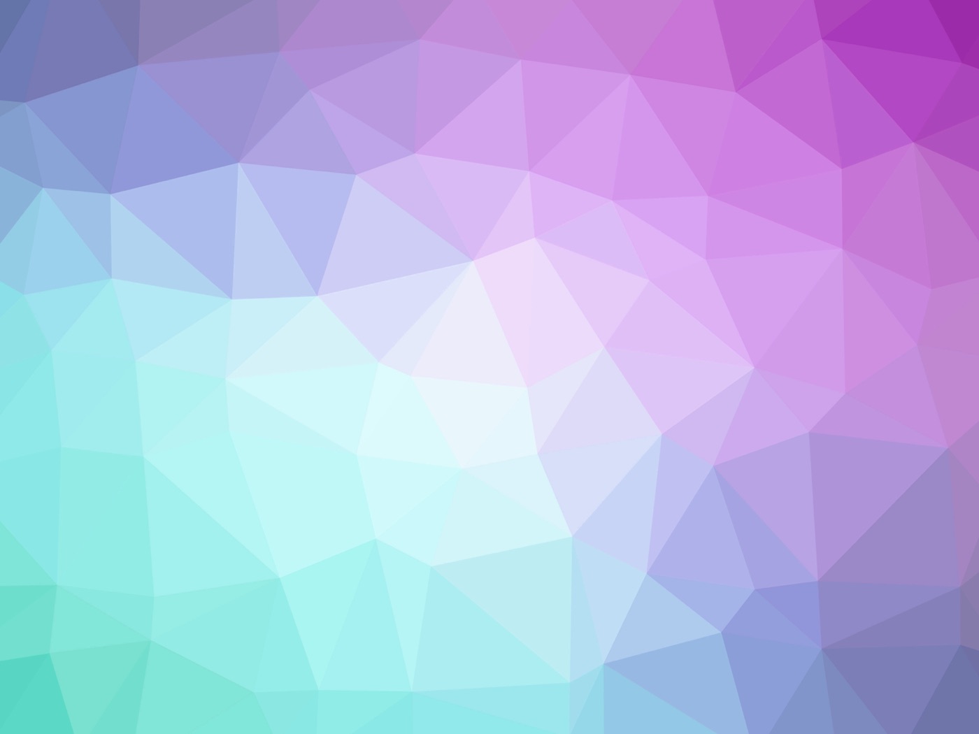 Teal Purple Gradient — geometric Laptop skin
