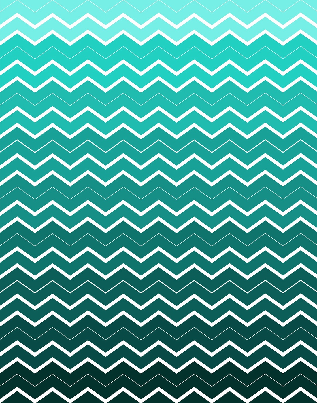 Teal Chevron Gradient — gradient iPad skin