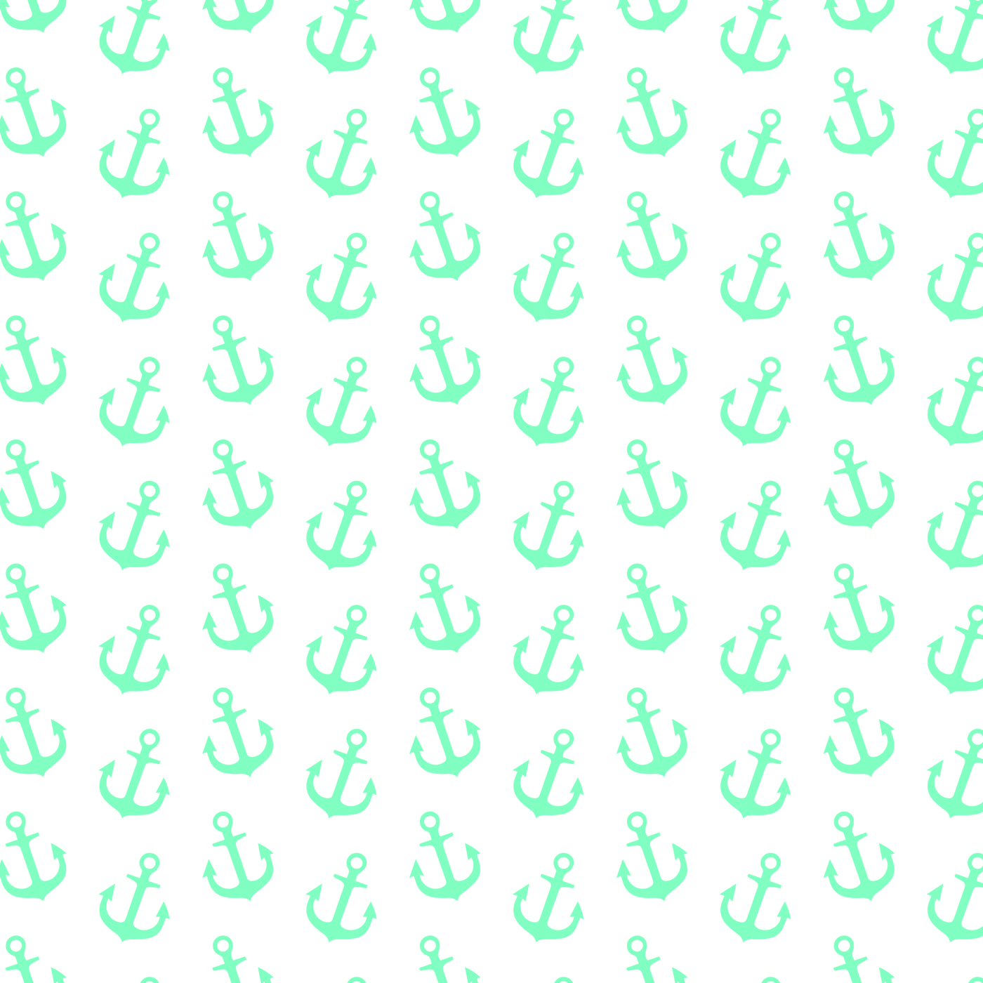 Teal Anchor Aweigh — retro Kindle skin
