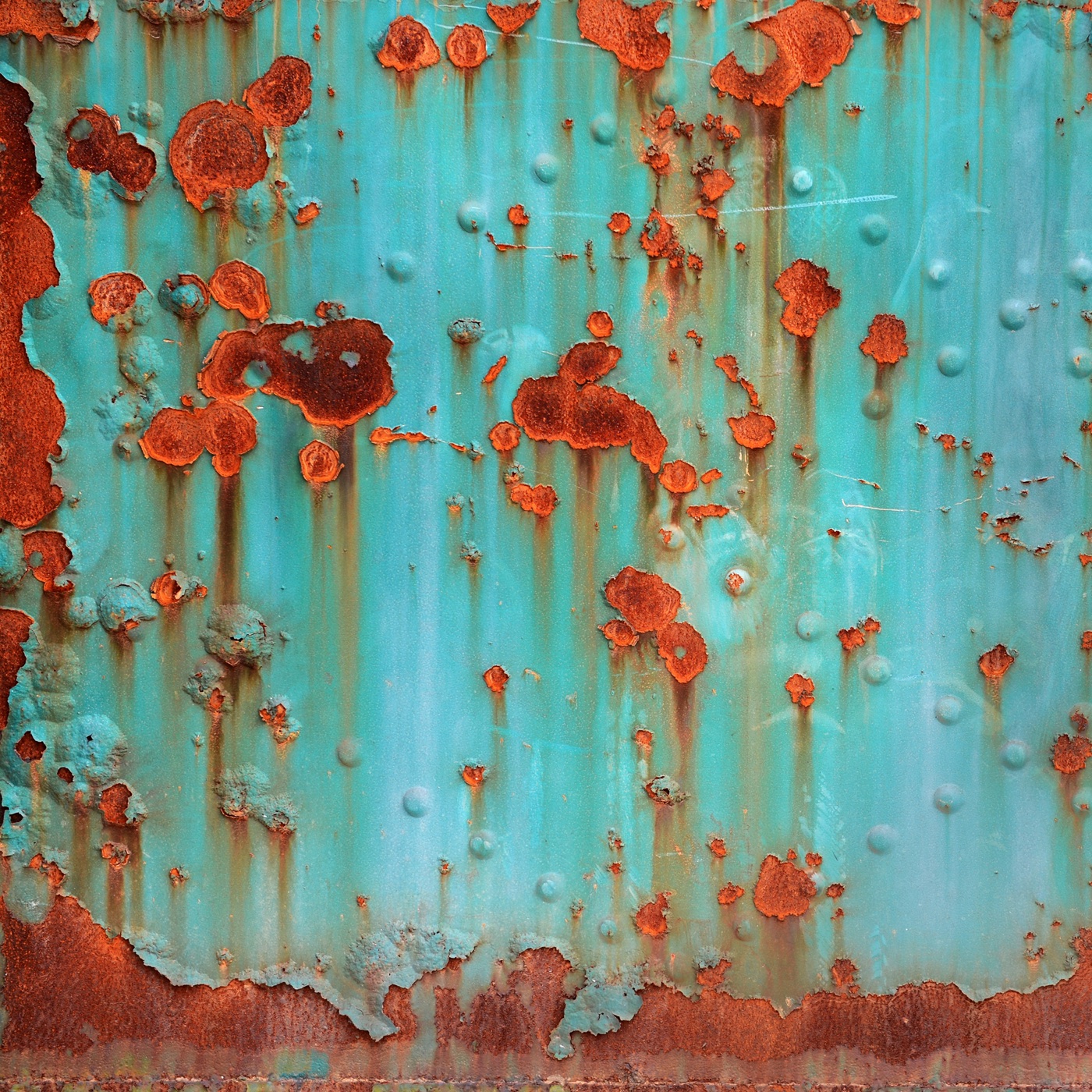 Rustic Teal Metal — grunge Xbox skin