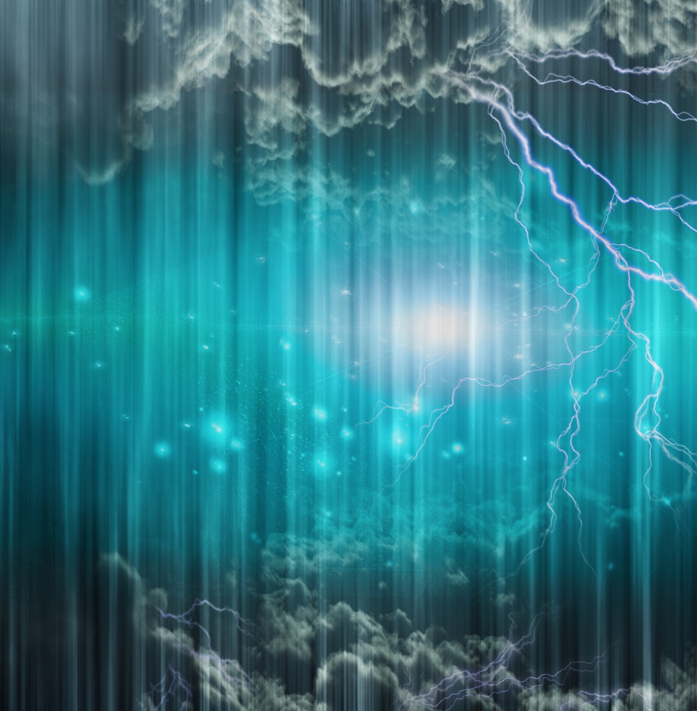 Twilight Lightning Strikes — cyberpunk Steam Deck skin