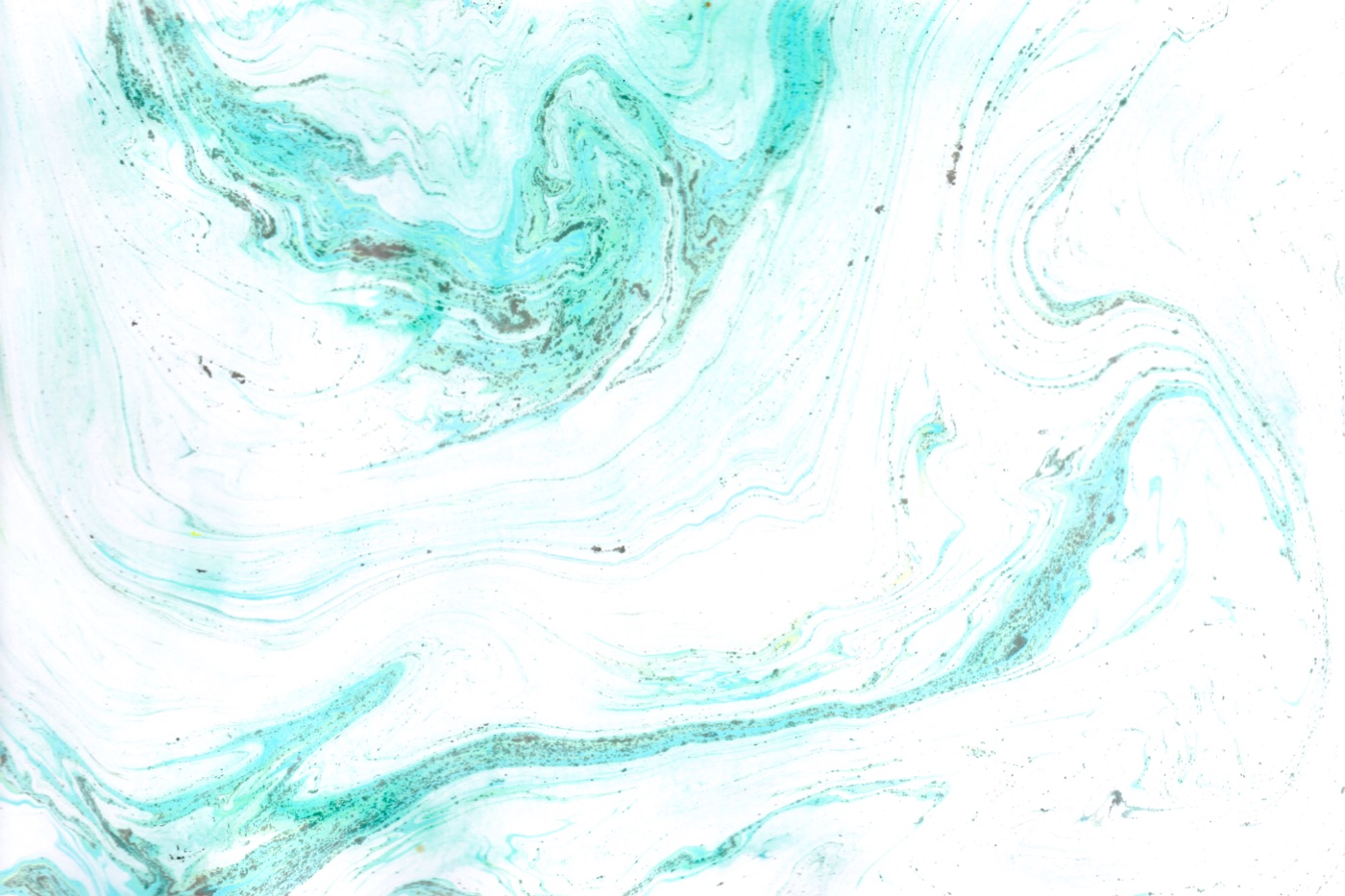 Teal Marble Swirl — marble MacBook skin