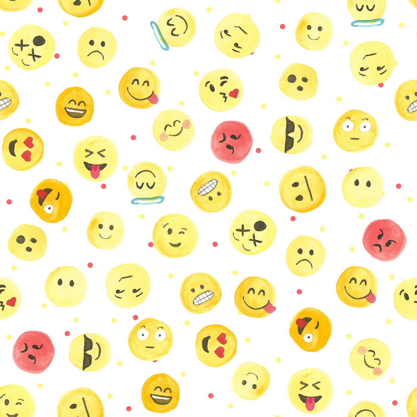 Emoji Fun — yellow Nintendo Switch skin