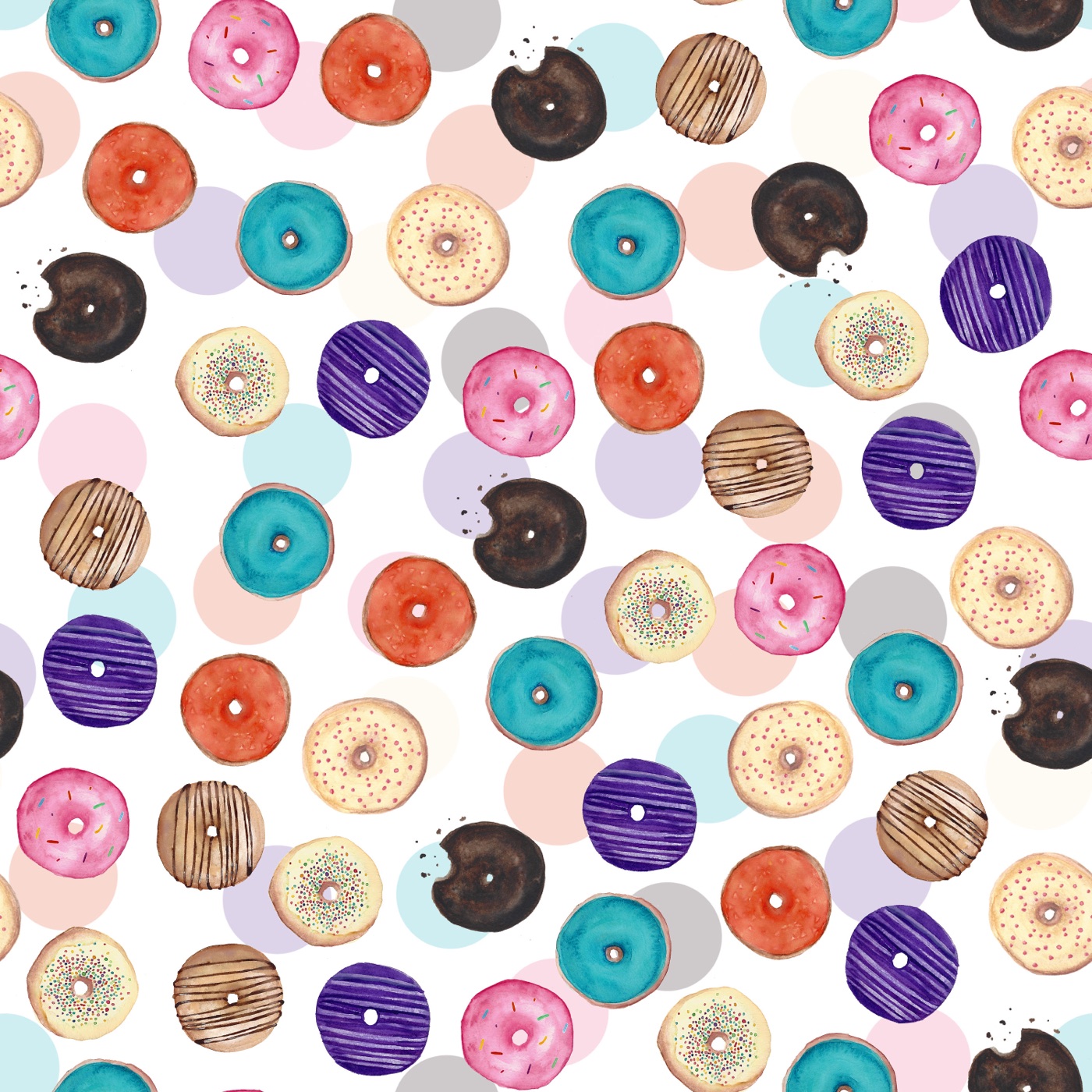 Sweet Donut Delight — rainbow Nintendo Switch skin