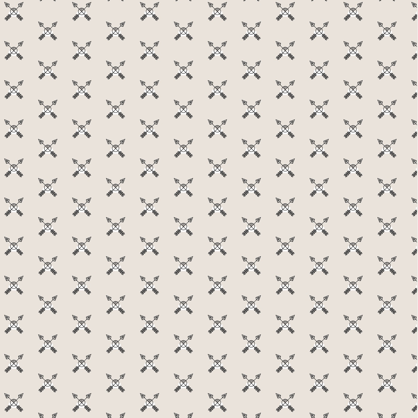 Crossed Arrows Pattern — boho iPad skin