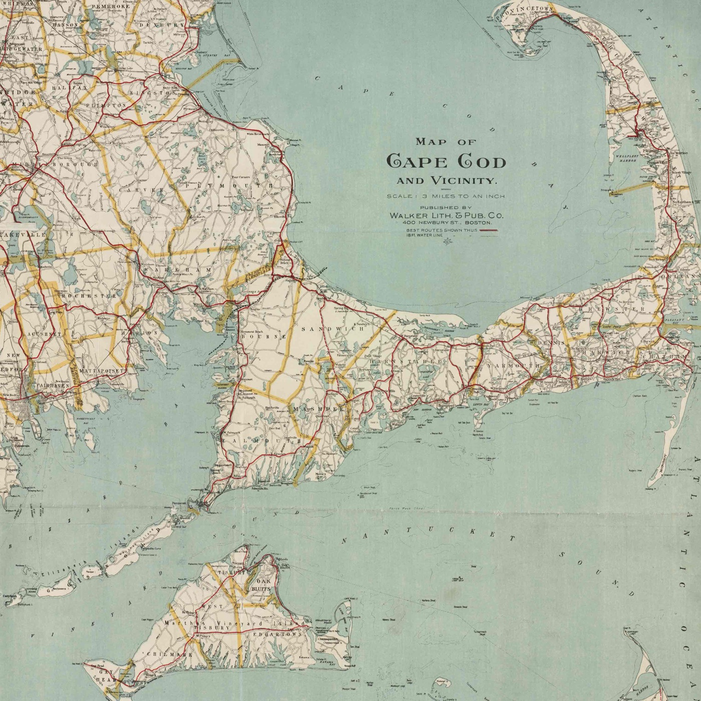 Vintage Cape Map — cream iPhone skin