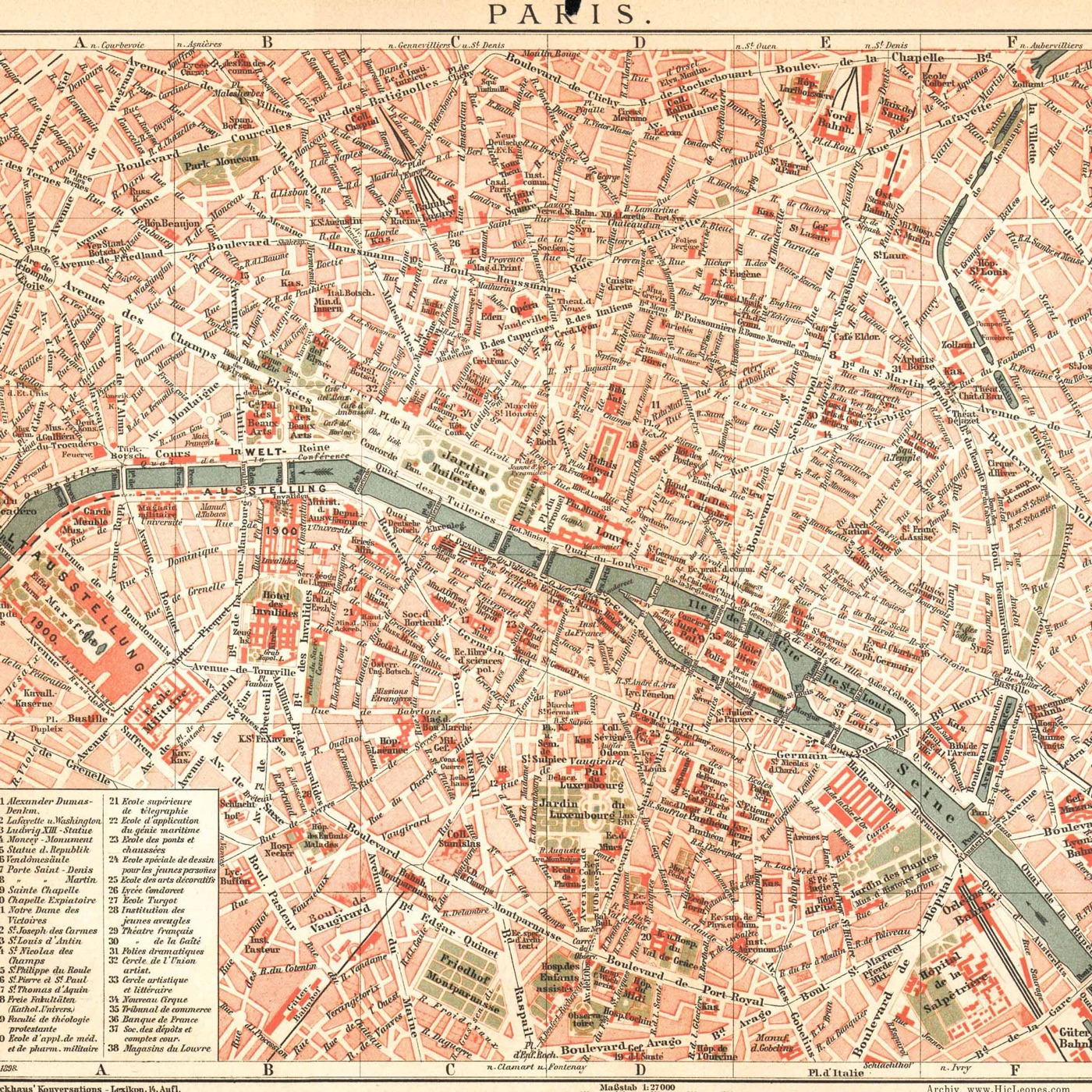 Vintage Paris Map — vintage MacBook skin