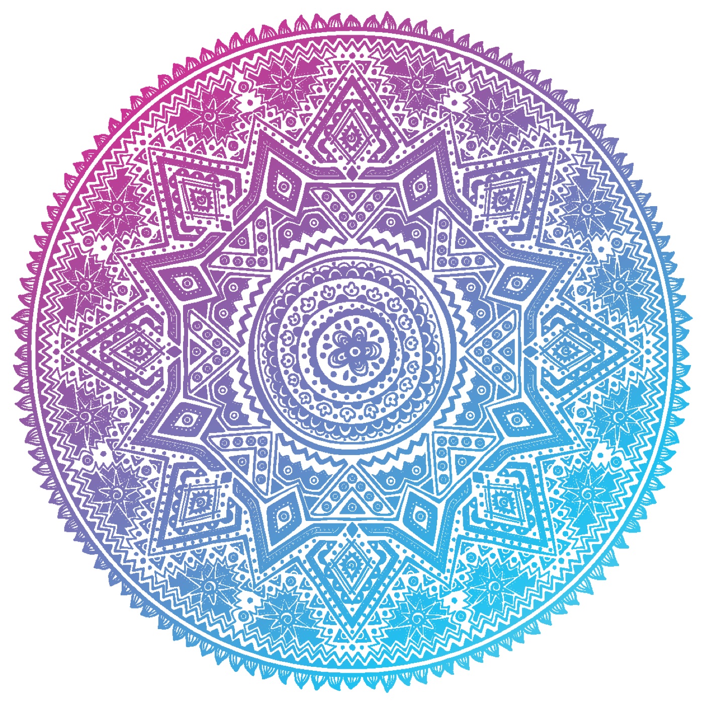 Boho Mandala Dream — psychedelic Apple Watch skin