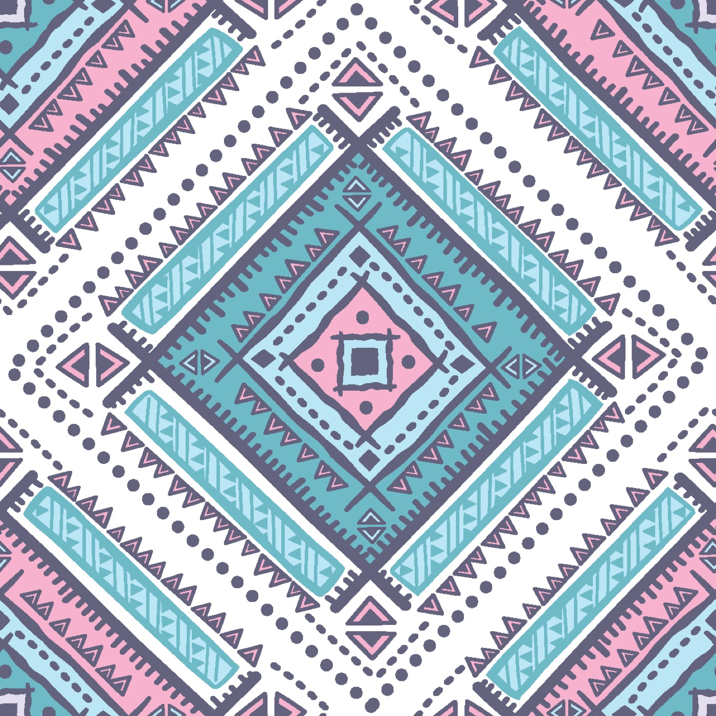 Boho Diamond Pattern — boho iPad skin
