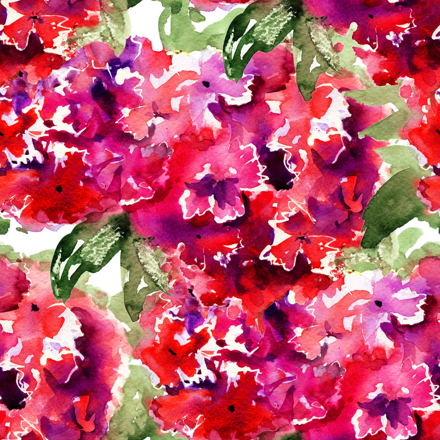 Tropical Hydrangea Blooms — purple Steam Deck skin