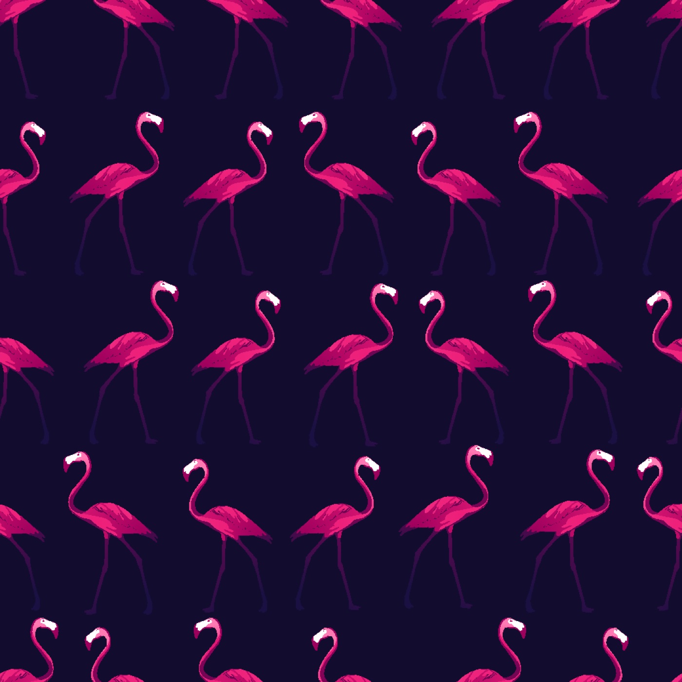 Neon Flamingo Summer — tropical Steam Deck skin