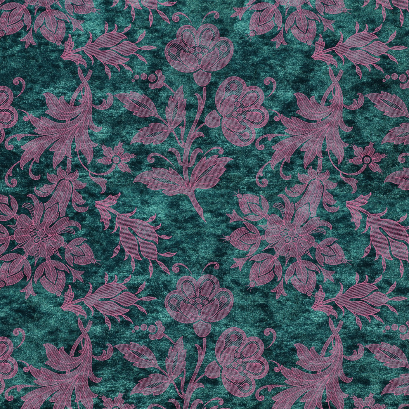 Velvet Floral Damask — gothic Kindle skin