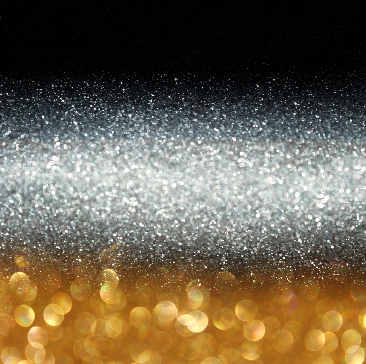 Silver Gold Sparkle — gradient iPad skin