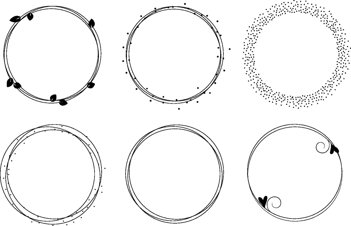 Nature Loop Frames — white Steam Deck skin