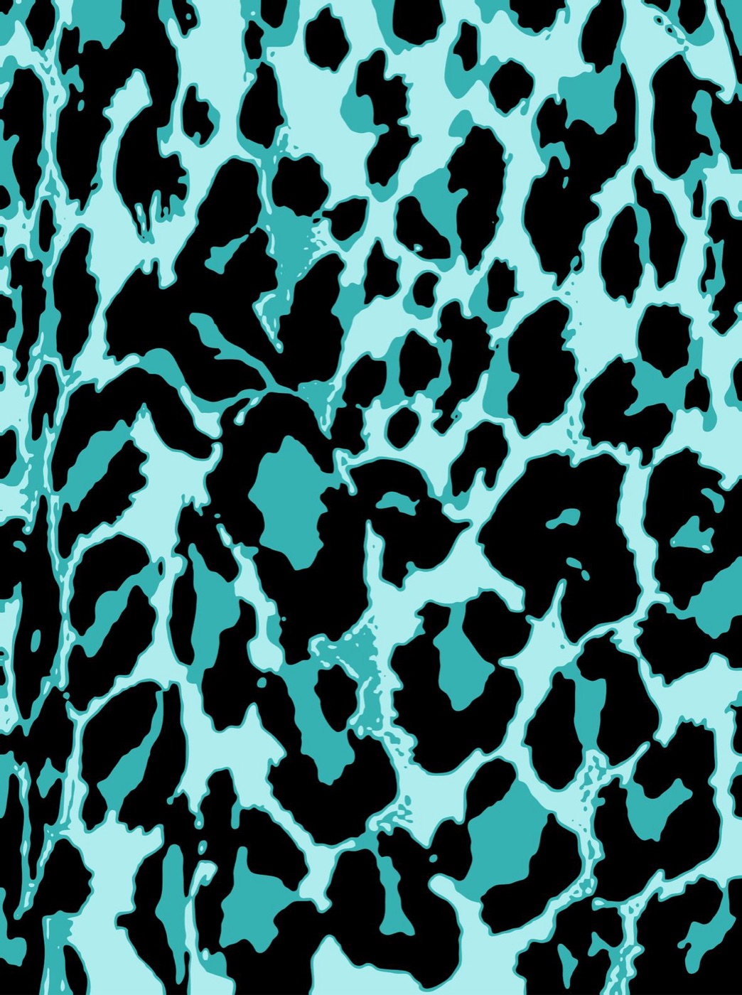 Turquoise Cheetah Print — turquoise Nintendo Switch skin