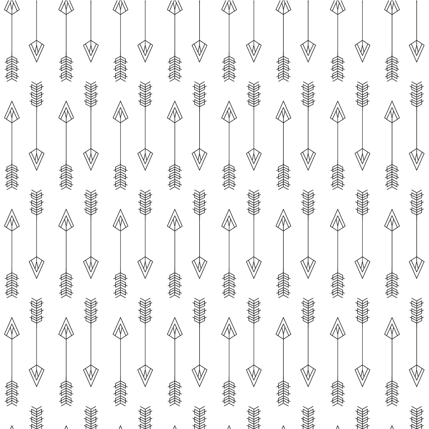 Ascending Arrow Pattern — white MagicBand skin
