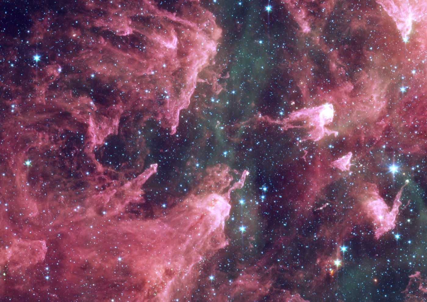Vibrant Deep Space — burgundy iPhone skin