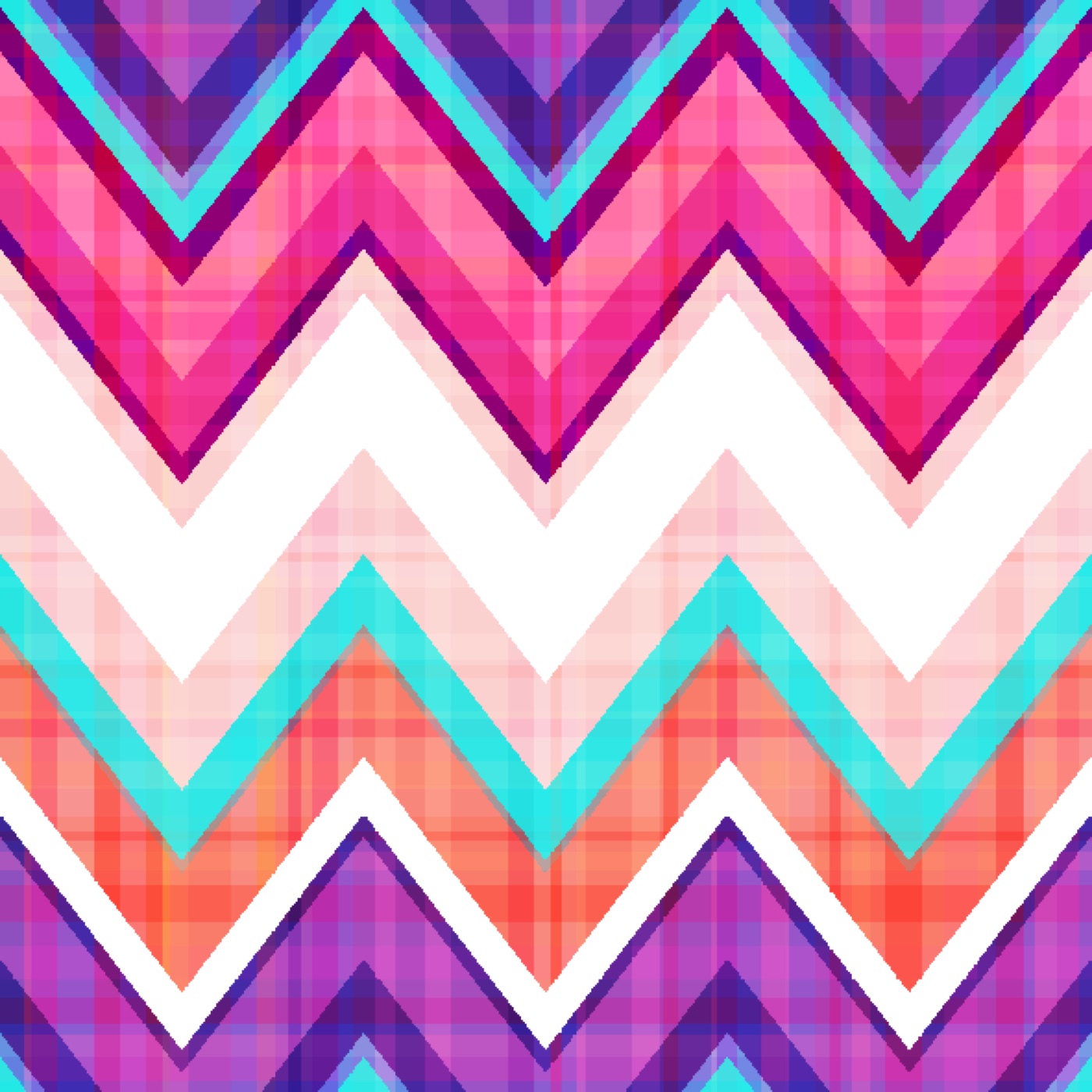 Vibrant Chevron Pattern — psychedelic Kindle skin