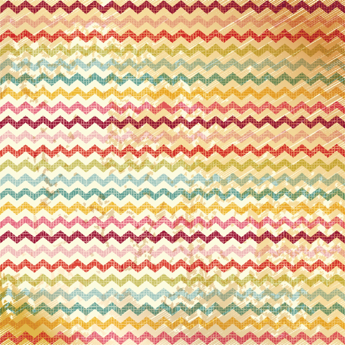 Vintage Chevron Stripes — retro Nintendo Switch skin