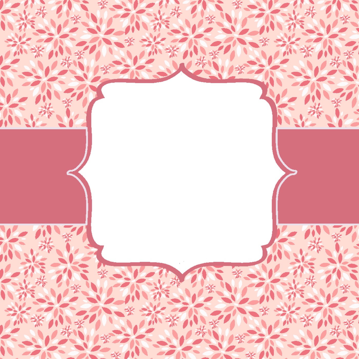 Vintage Floral Frame — floral MacBook skin