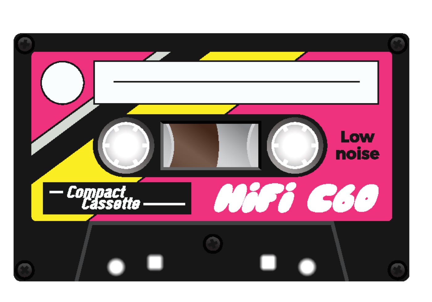 Retro Cassette Tape — retro Laptop skin