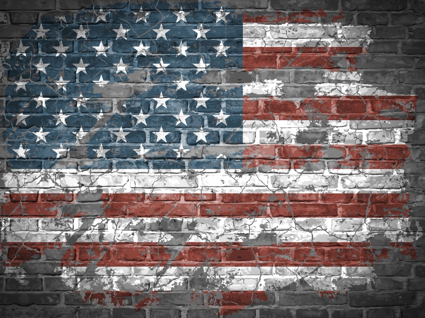 Vintage USA Flag — patriotic iPhone skin