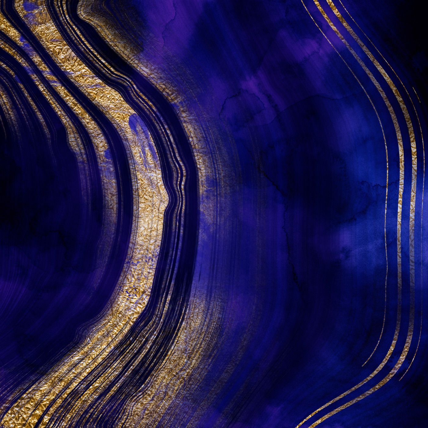 Vivid Agate Vein — gold Nintendo Switch skin