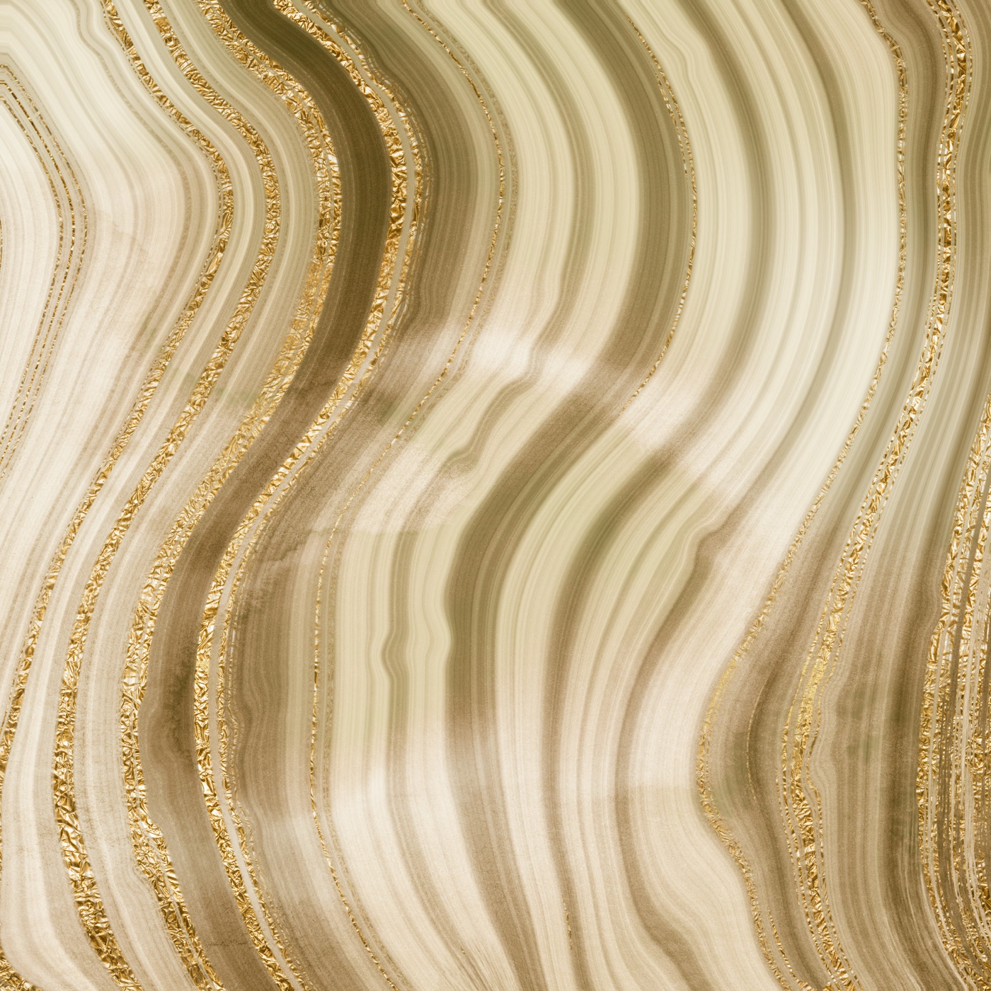 Golden Agate Veins — gold Laptop skin