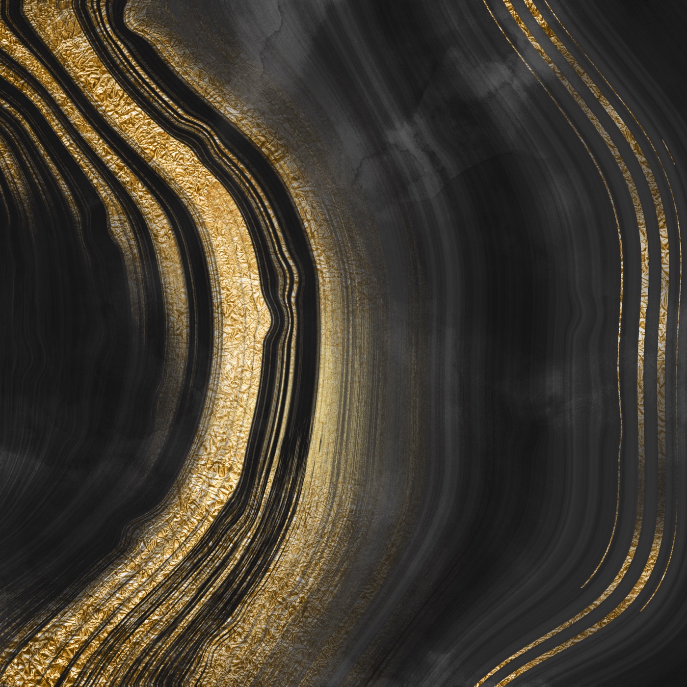 Gilded Agate Vein — gold iPhone skin