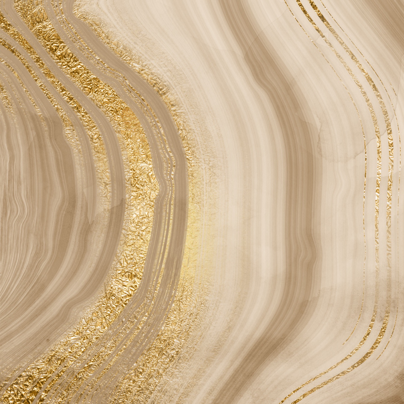Gilded Agate Vein — cream MagicBand skin