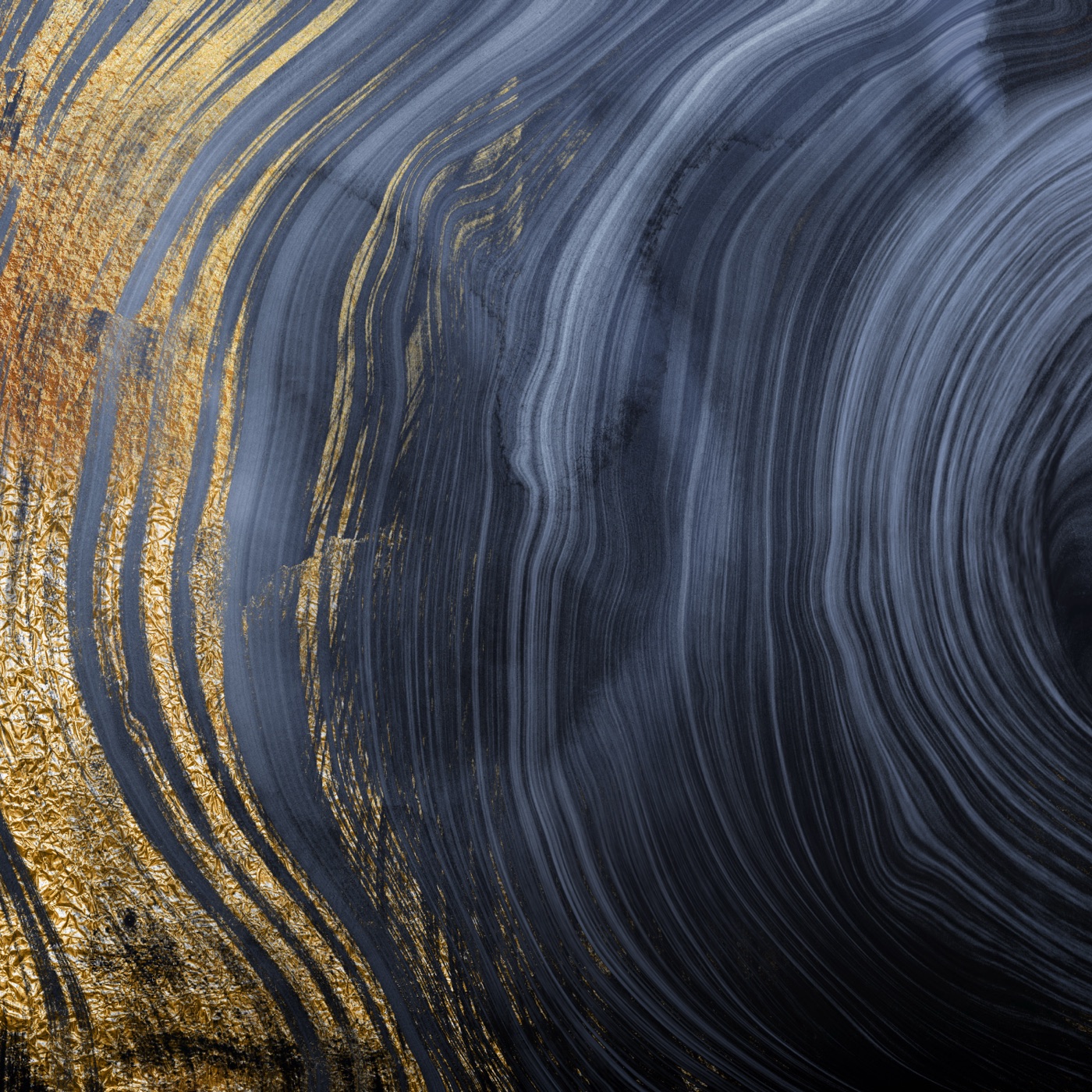 Vivid Agate Vein — gold iPhone skin