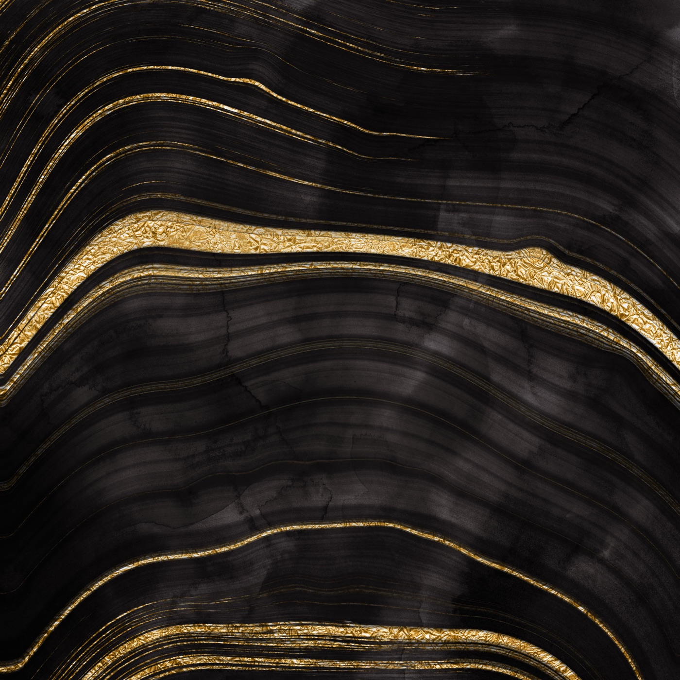 Gilded Agate Veins — maximalist Nintendo Switch skin